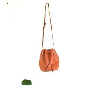 Jcrew leather bucket bag